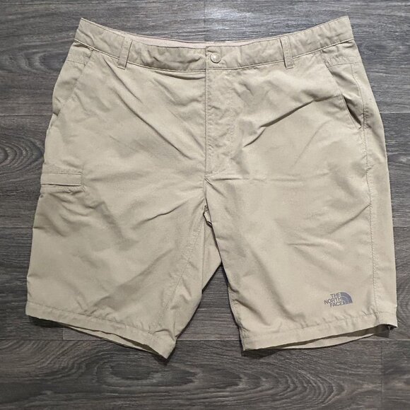 The North Face Other - The North Face Cargo Shorts Mens 38 Beige Tan Zip Utility Shorts Ripstop Outdoor